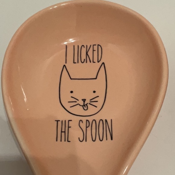 Cute Pink Cat Spoon Rest & Cat Sign - Picture 2 of 7